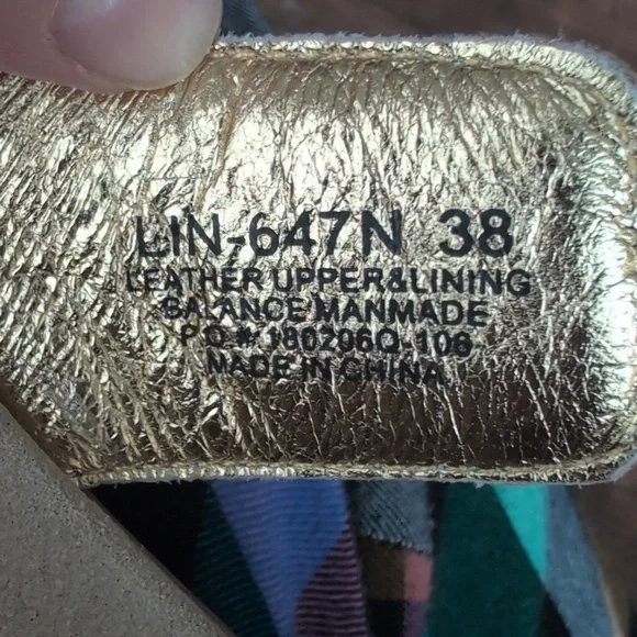 Alegria Linn Leather Floral Embroidered Wedge Sandals - Women's 38 (US 8) - Picture 4 of 8